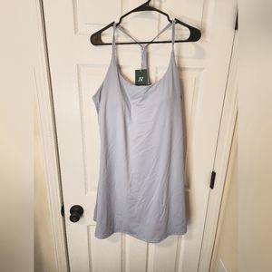 Halara everyday cloudful air dress, light blue. Size 2X.